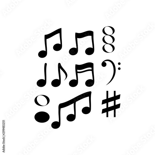 note music vector illustration
