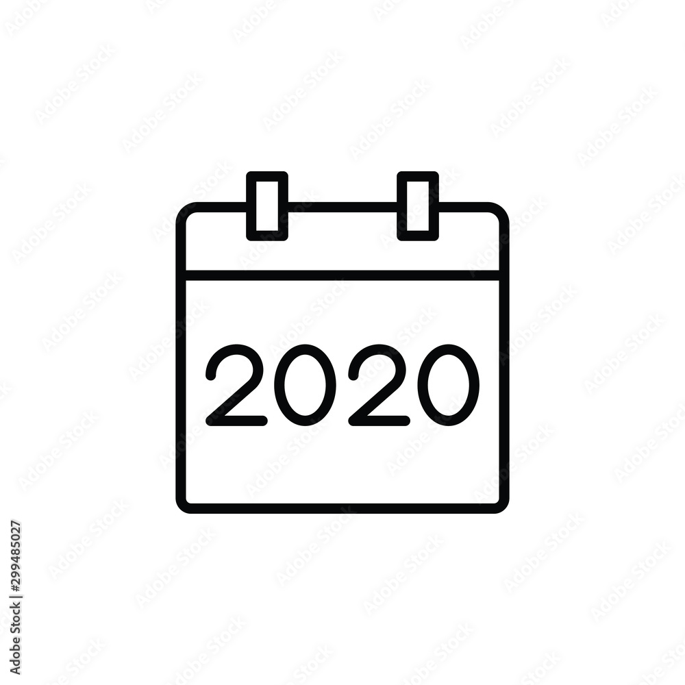 Calendar line thin icon on white background. Vector illustration eps10. Calendar line thin icon on white background. Vector illustration eps10.