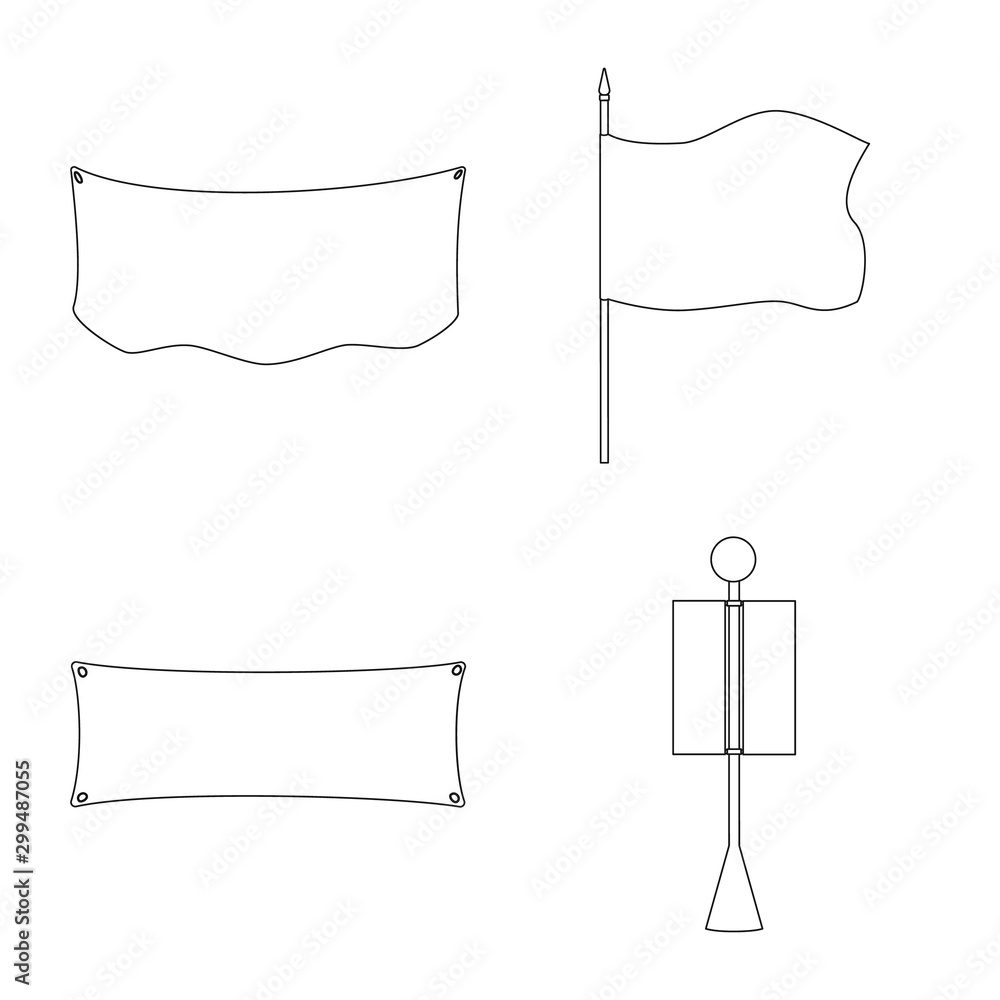Vector design of blank and canvas logo. Collection of blank and textile stock symbol for web. Vector design of blank and canvas logo. Collection of blank and textile stock symbol for web.