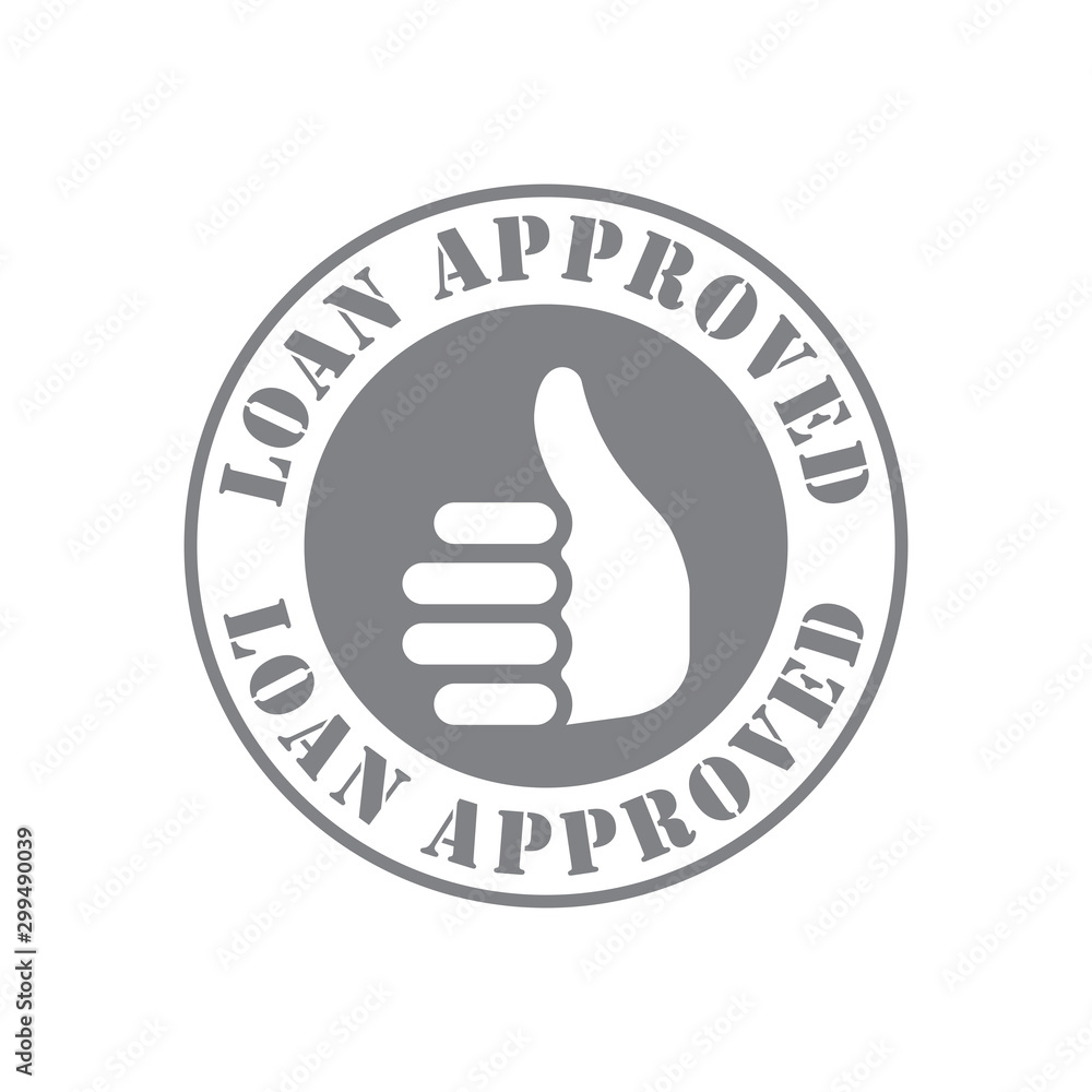 Thumb Stamp With Solid Color & Grunge Effect Thumb Stamp With Solid Color & Grunge Effect