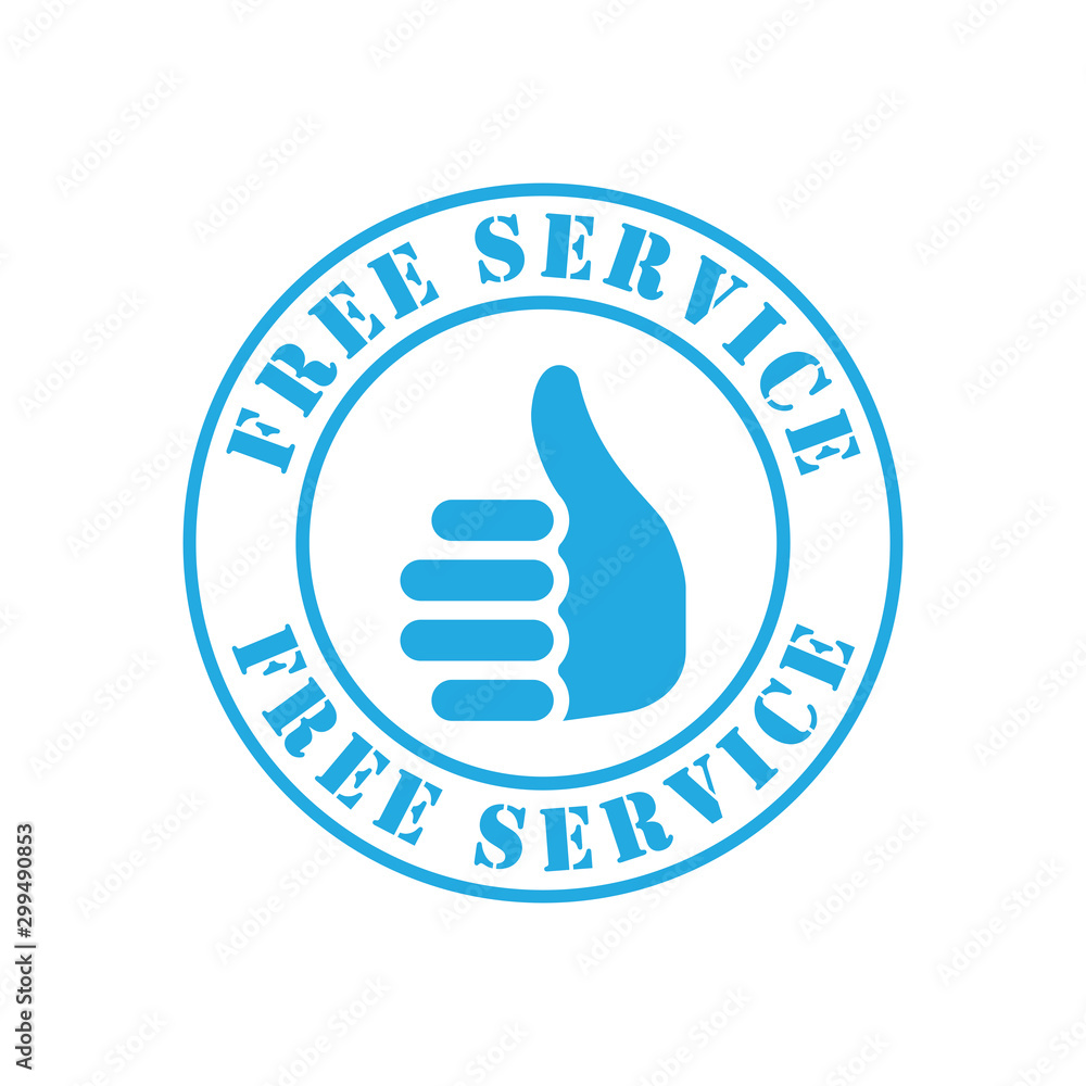 Thumb Stamp With Solid Color & Grunge Effect Thumb Stamp With Solid Color & Grunge Effect