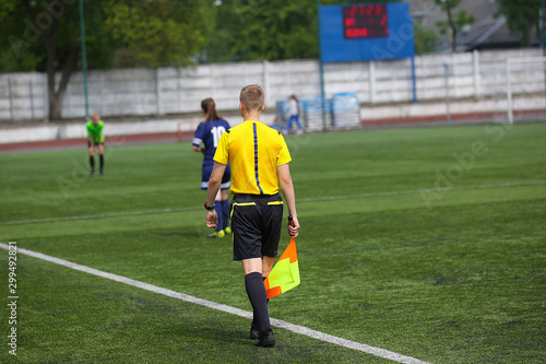 Assistant referee soccer match © sociopat_empat