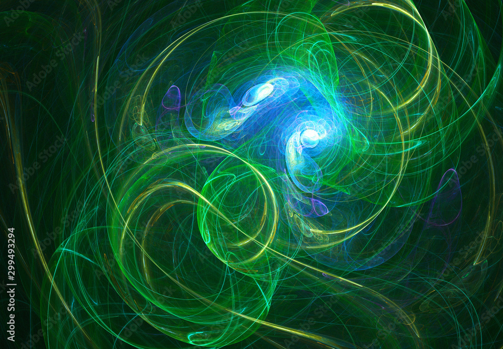 fractal on black fractal on black