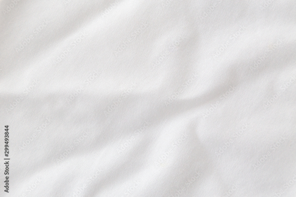 texture of white cotton fabric