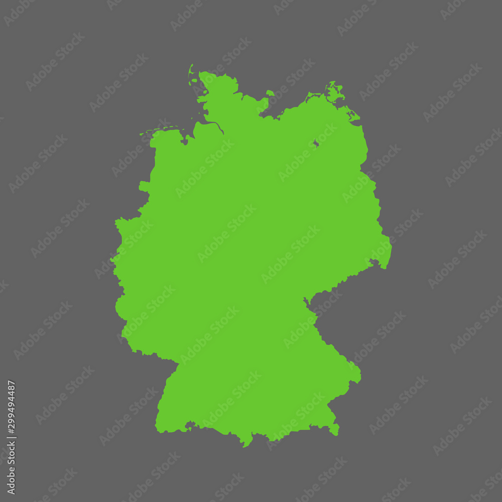 map of Germany