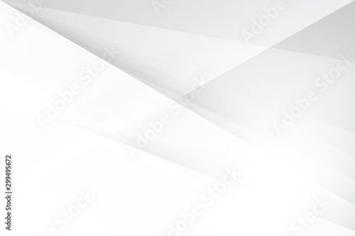 Abstract geometric white and gray color background. Vector  illustration.