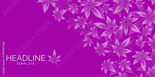 Cannabis leaf, Marijuana herb Vector Background