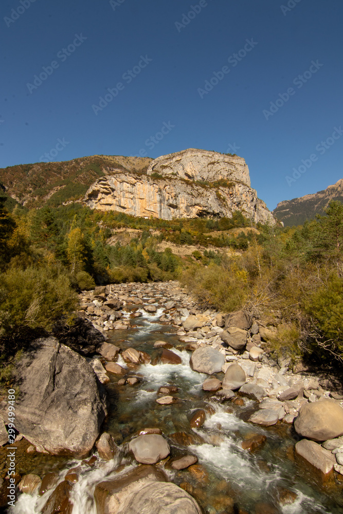 Natural landscape with blue sky in Spain