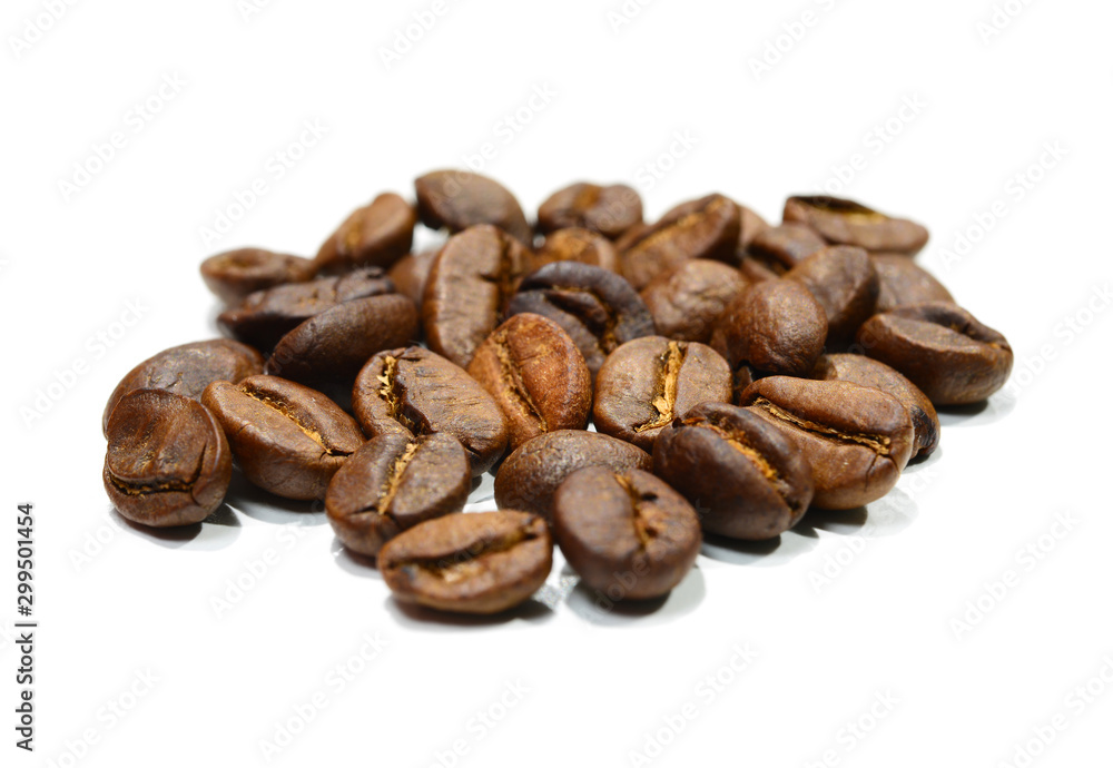 Coffee Beans on white background Coffee Beans on white background