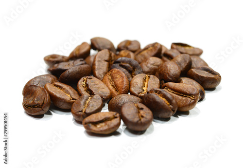 Coffee Beans on white background