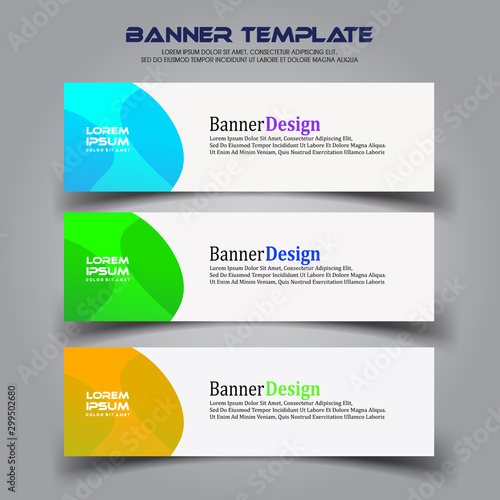 Business banner background.modern template design.vector illustration 