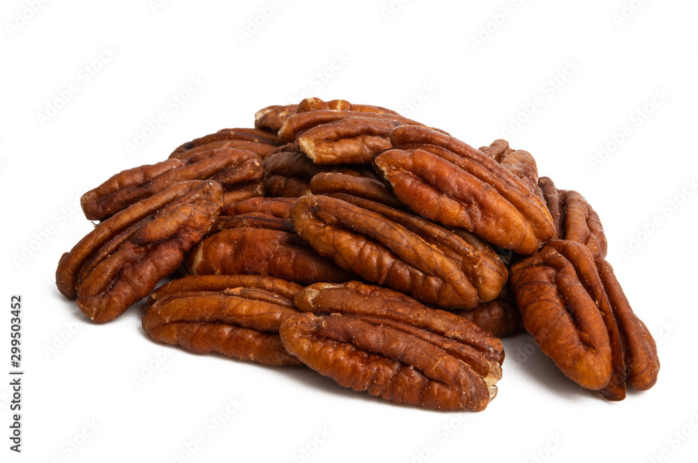 pecans isolated pecans isolated