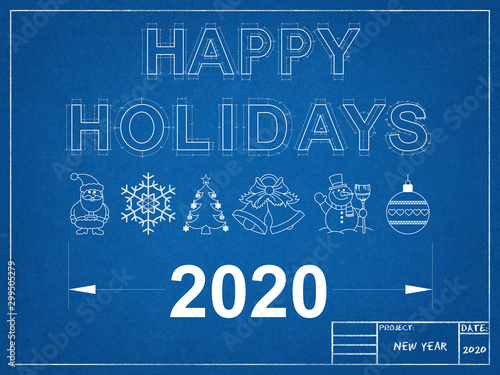 Happy Holidays 2020 Blueprint