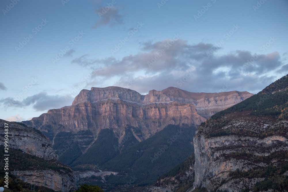 Fototapeta premium Natural landscape with blue sky in Spain