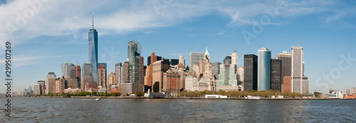 New York City cityline from above