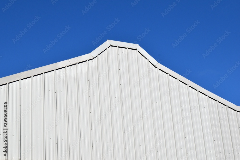 Fototapeta premium Industrial Unit-Corrugated Metal Gable 2062-040
