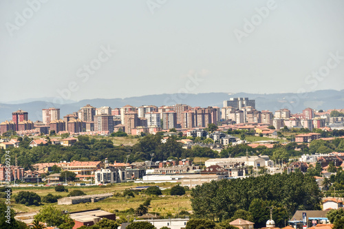 view of the city, photo as a background photo