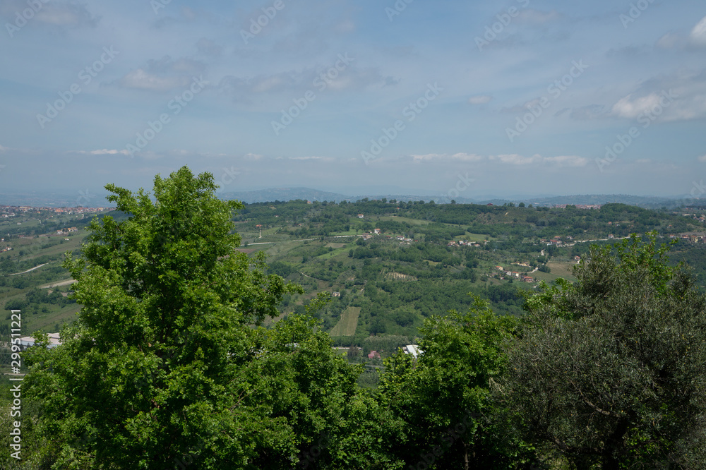 beautiful view of an italian landscape