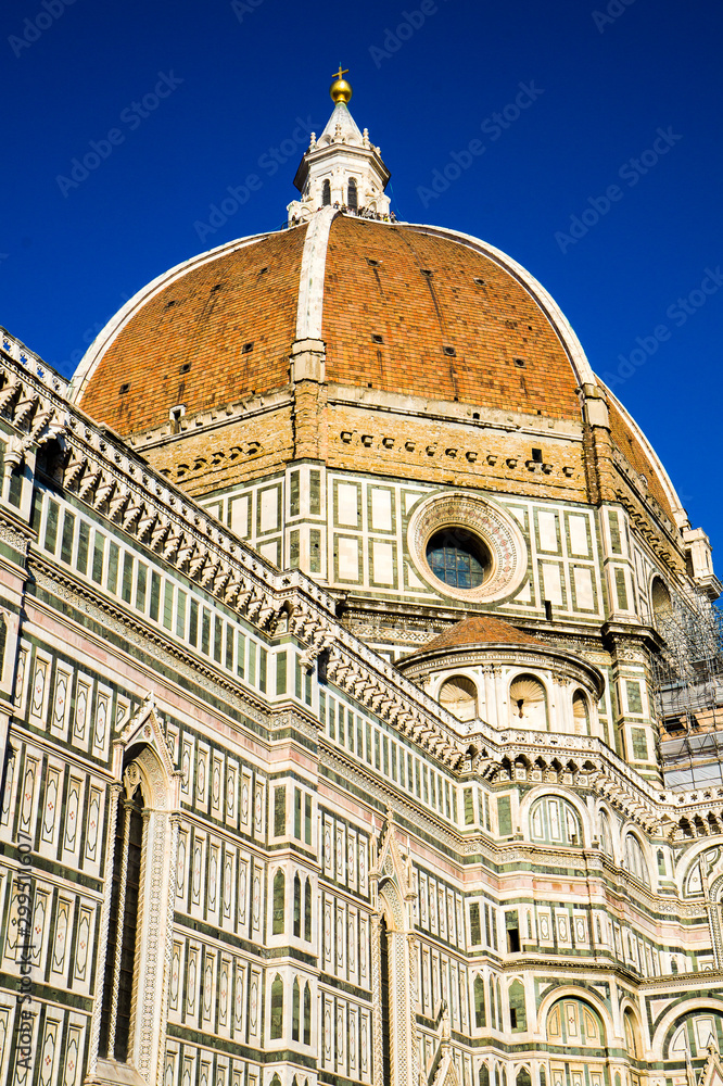 detail of the dome of the cathedral of Florence