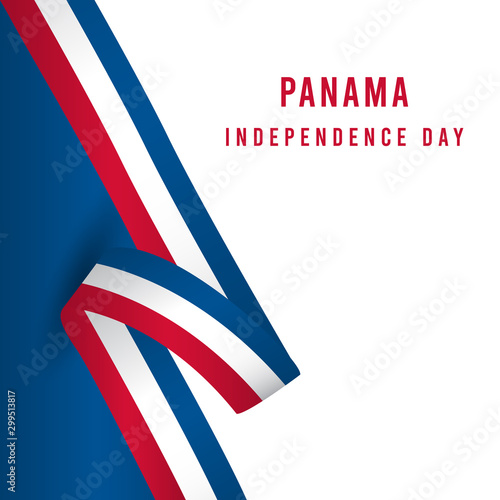 Happy Panama Independence Day Vector Template Design Illustration