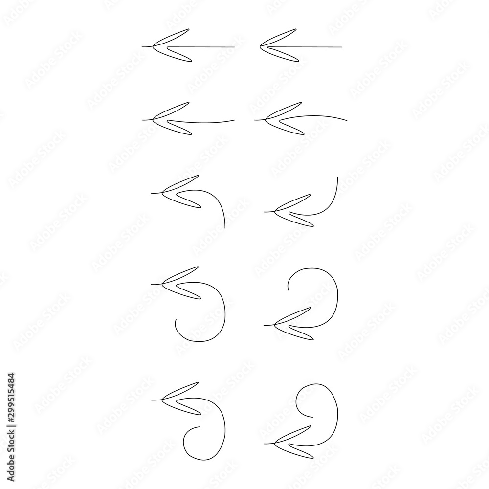 One continuous line drawing of road sign arrows isolated on white background. Vector illustration for banner, web, design element, template, postcard. Minimalism. One line. Vector illustration One continuous line drawing of road sign arrows isolated on white background. Vector illustration for banner, web, design element, template, postcard. Minimalism. One line. Vector illustration