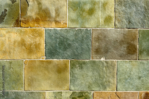 rustic stone tile wall background