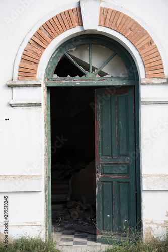 Disused railway station Agreda Spain