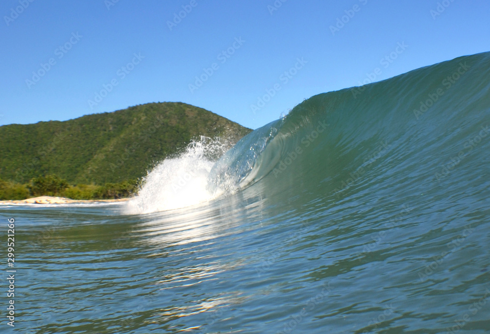 OCEAN WAVES CARIBBEAN SEA VENEZUELA OCEAN WAVES CARIBBEAN SEA VENEZUELA