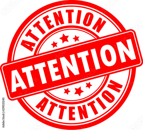 Attention vector badge
