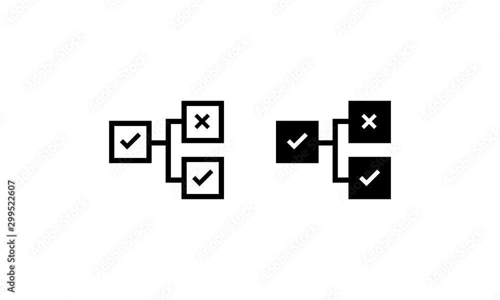 finance rule logic vector icon