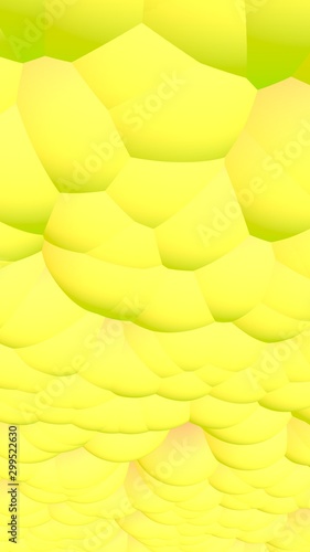Wallpaper Mural 3d rendering picture of yellow balls. Abstract wallpaper and background. 3D illustration Torontodigital.ca