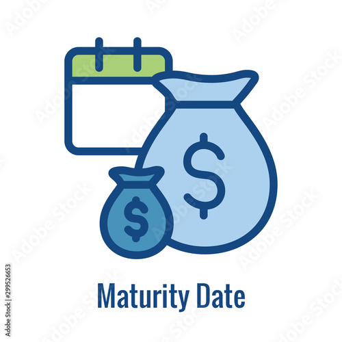 Investment or Banking Icon that shows increase in amount