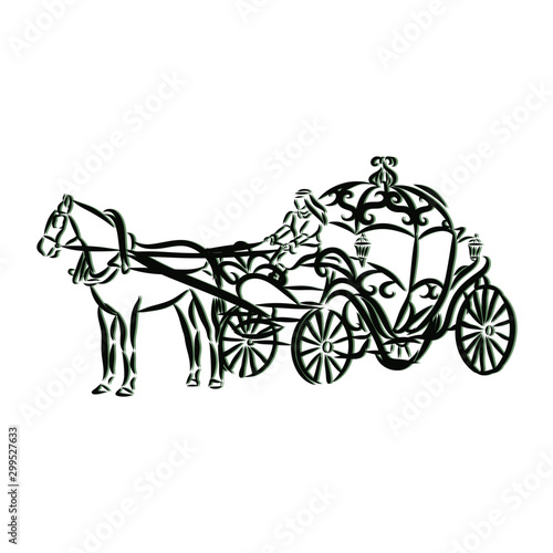 horse and a carriage