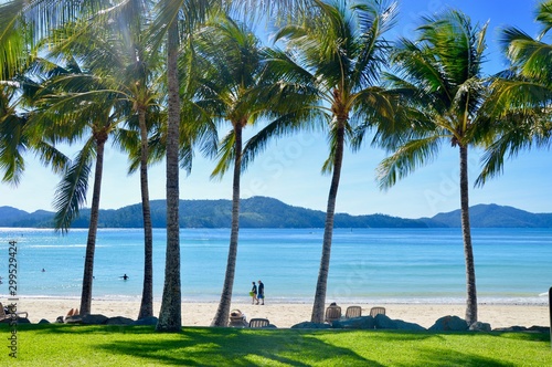 Paradise beach in Hamilton Island, Australia
