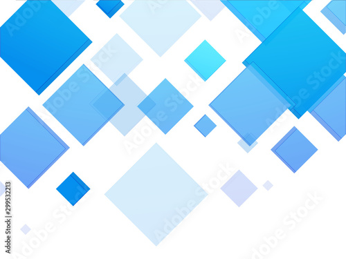 Abstract blue geometric background.