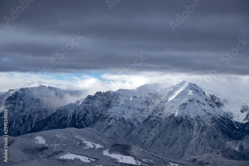 Fototapeta Naklejka Na Ścianę i Meble -  Panoramic view of Bucegi Mountains, Carpathian Mountains