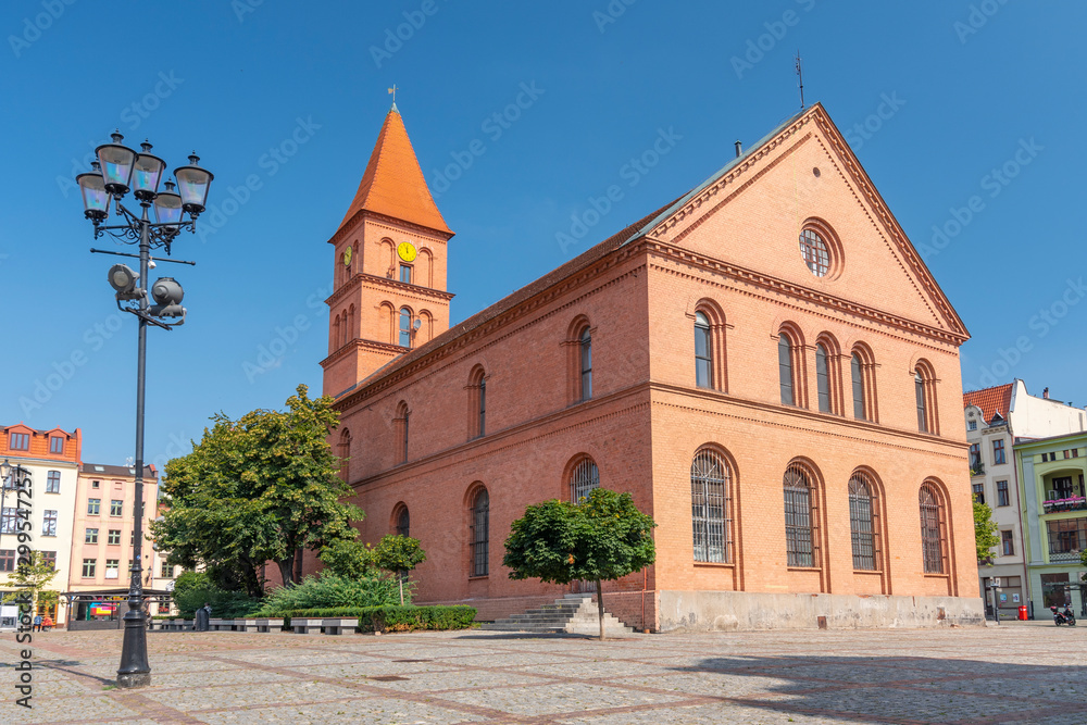 Church of Holy Trinity on the New market square (Rynek Nowomiejski) in Torun, Poland.