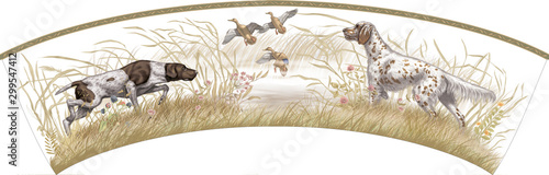 Fotografi wings hunting dog summer spring thanksgiving day