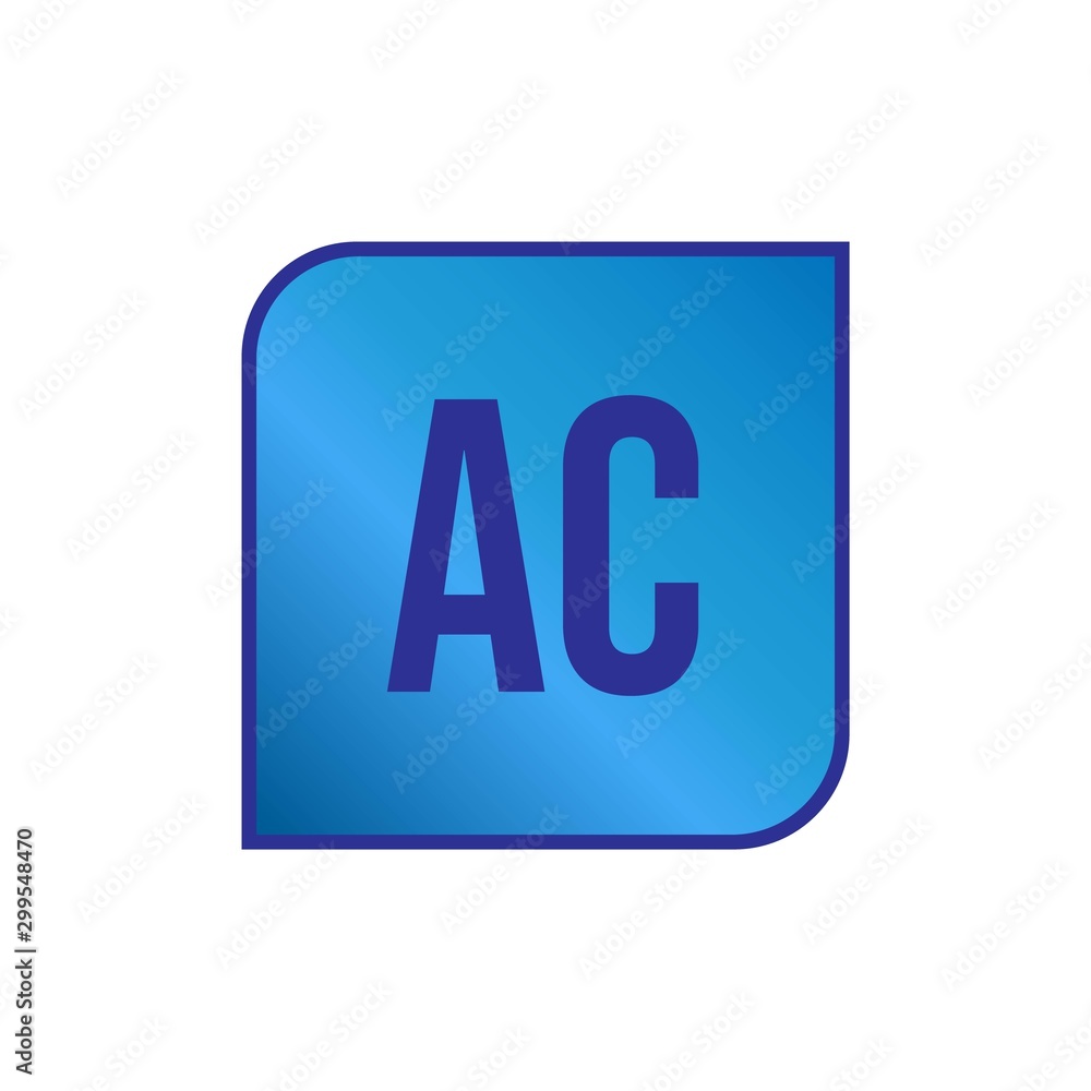 Initial Letter Logo AC Template Vector Design Initial Letter Logo AC Template Vector Design