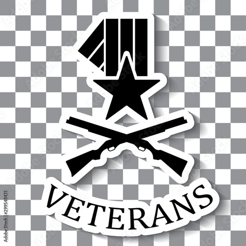 Veterans community logo design