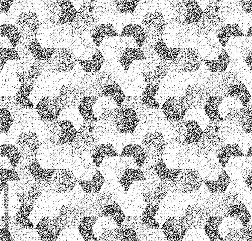 Grunge arrow seamless pattern. Endless background of geometric shapes. Vector illustration.
