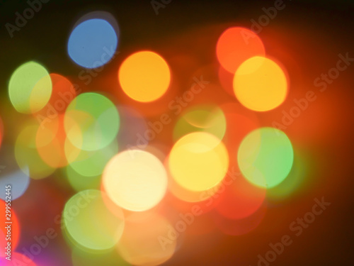 The bokeh blur background image from a blurred light. © kanchana