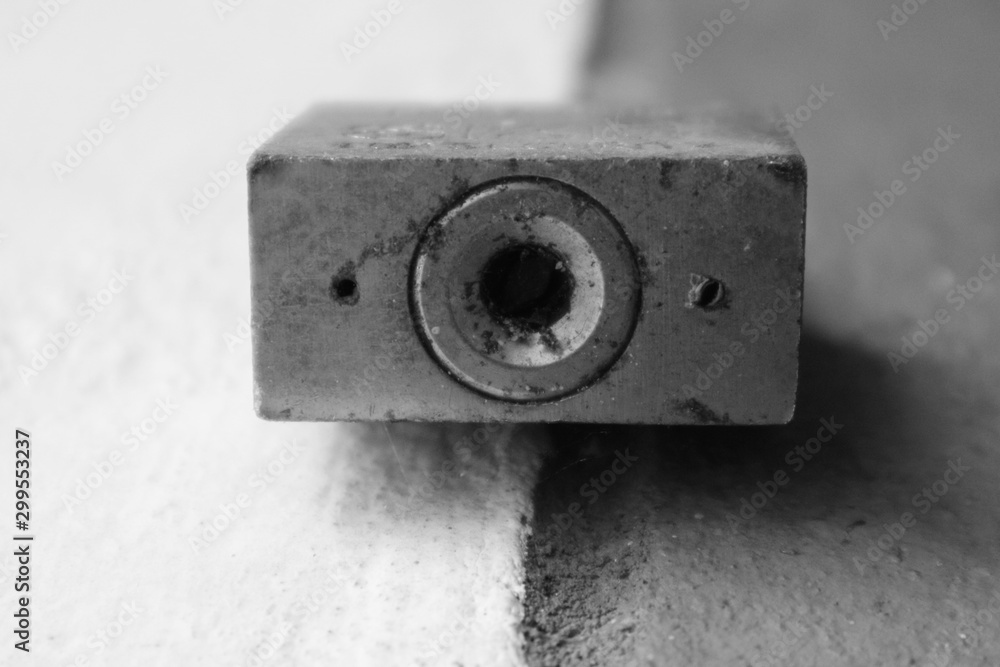 old lock on the door old lock on the door