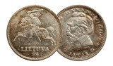 lithuania 5 lati 1936 silver coin