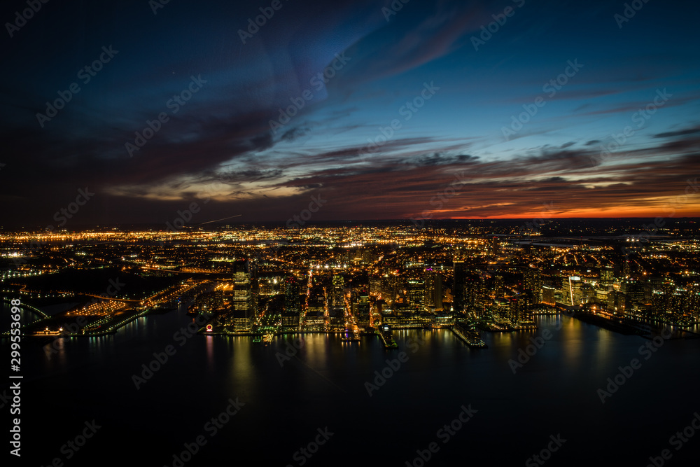 Obraz premium Jersey at night