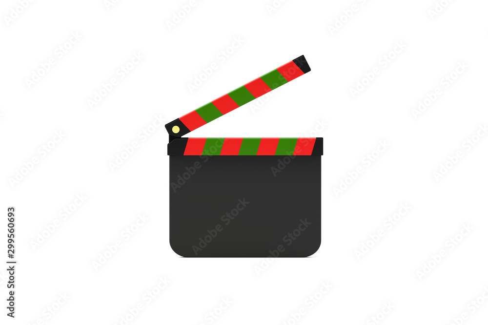 Fototapeta premium カチンコのイラスト・クリスマスバージョン