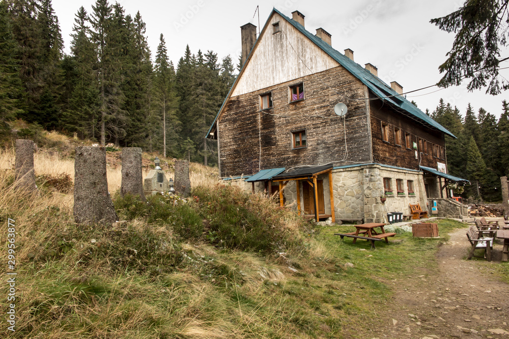 Mountain Tourist Hostel on Hala Lipowska in the Beskid Zywiecki mountains Mountain Tourist Hostel on Hala Lipowska in the Beskid Zywiecki mountains