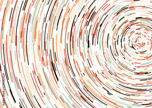 Colorful Universe Circular Distribution Computational Generative Art background illustration