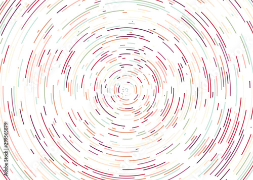Colorful Universe Circular Distribution Computational Generative Art background illustration