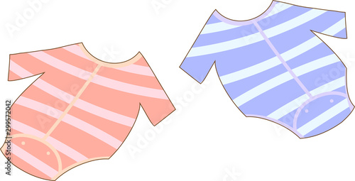 Baby underwear illustration
